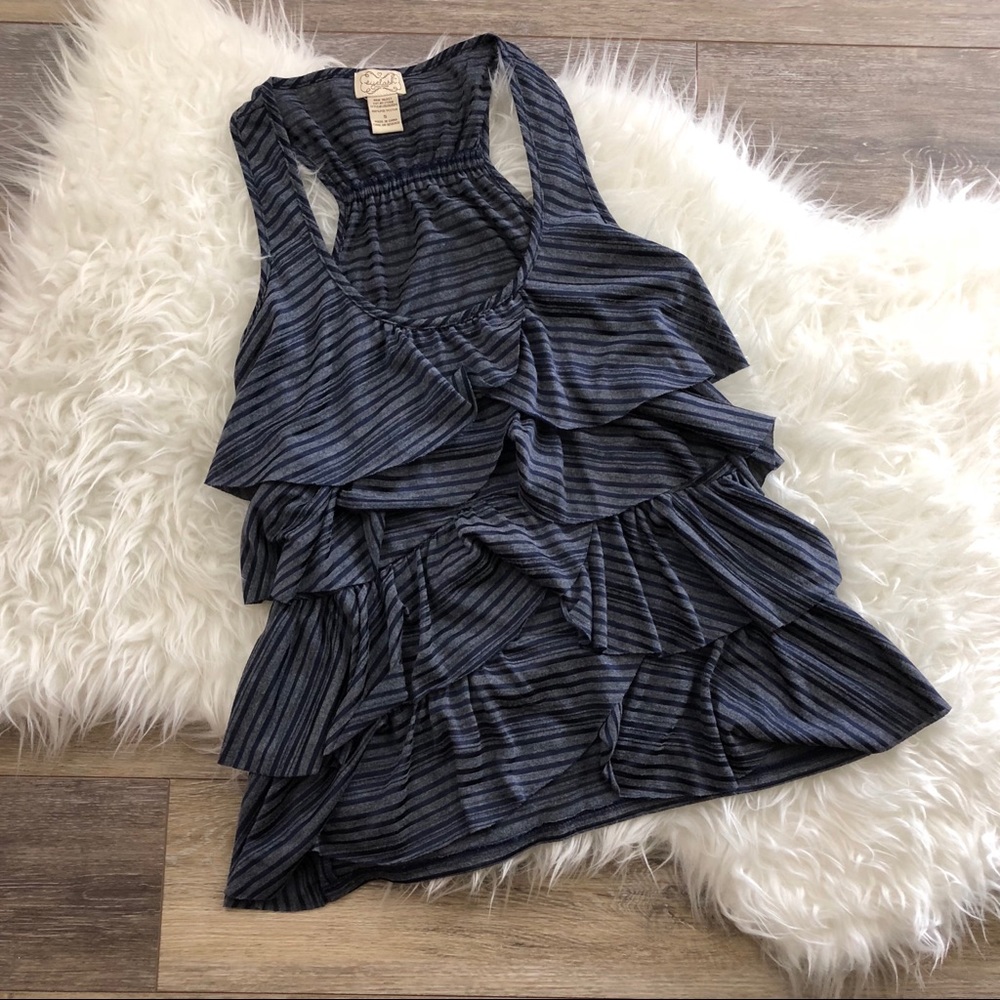 Ruffle racerback tanktop